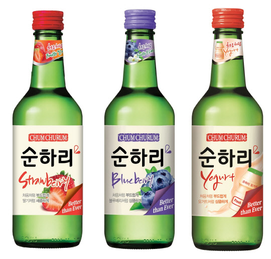 해외 전용 순하리 3종 <롯데주류 제공>